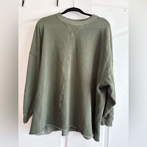 Aerie Olive Green Sweatshirt